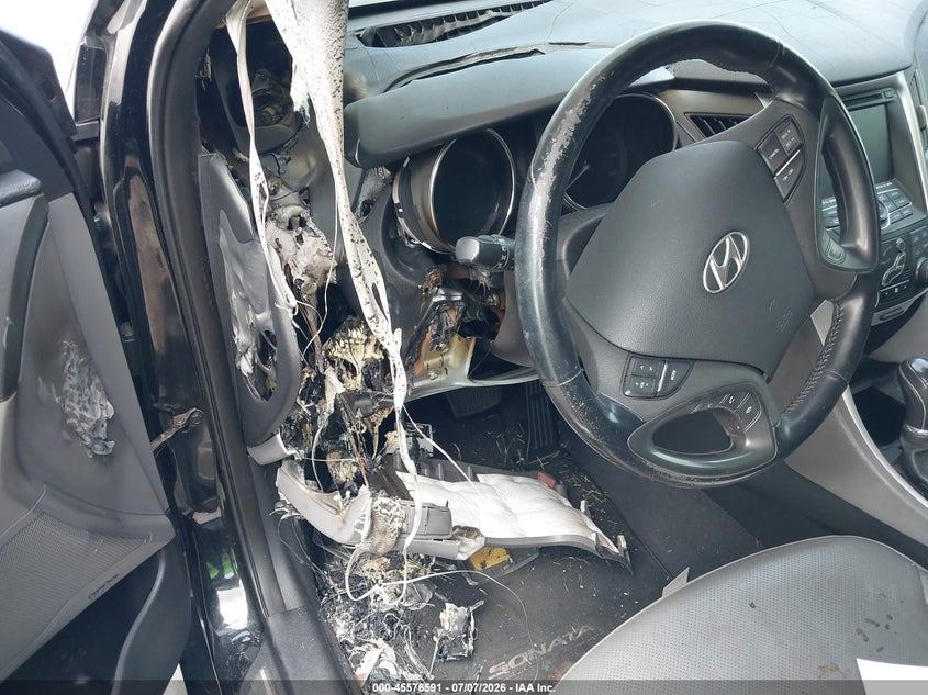 2015 Hyundai Sonata hybrid VIN KMHEC4A40FA119400 IAAI salvage auction — NORMAL WEAR, Clear (Florida), sold $150 on 2026-07-22 (photo 6)