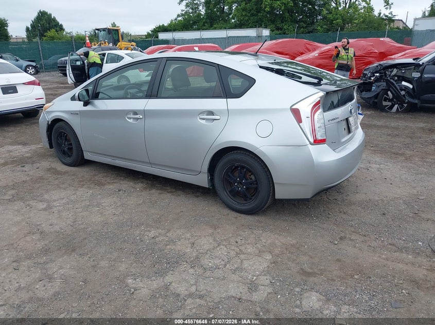 2013 Toyota Prius VIN JTDKN3DU2D5679383 IAAI salvage auction — NORMAL WEAR, Clear (Pennsylvania), sold $4,350 on 2026-07-10 (photo 3)