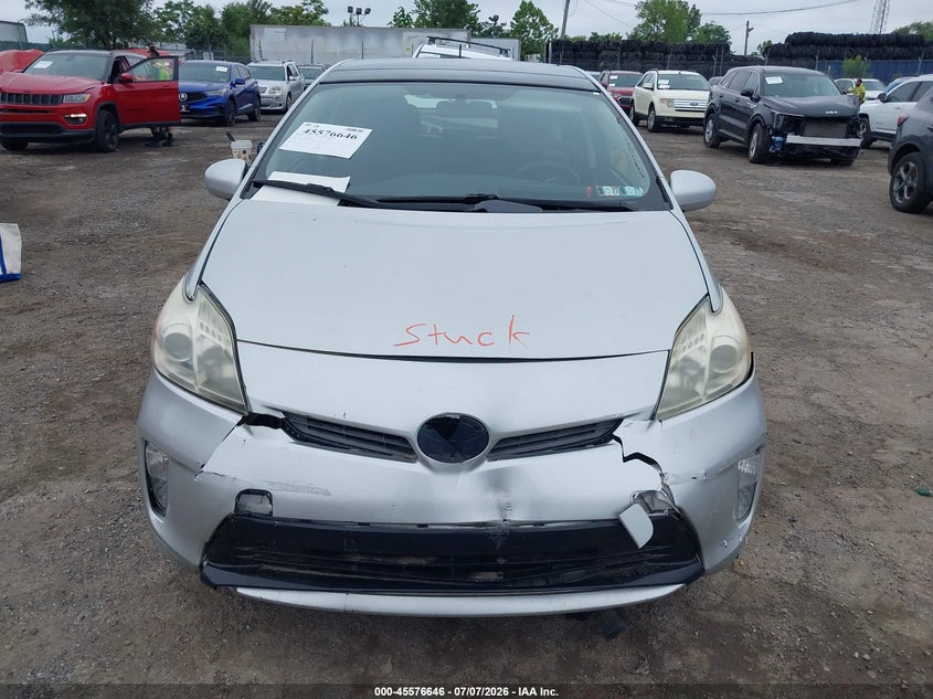 2013 Toyota Prius VIN JTDKN3DU2D5679383 IAAI salvage auction — NORMAL WEAR, Clear (Pennsylvania), sold $4,350 on 2026-07-10 (photo 6)