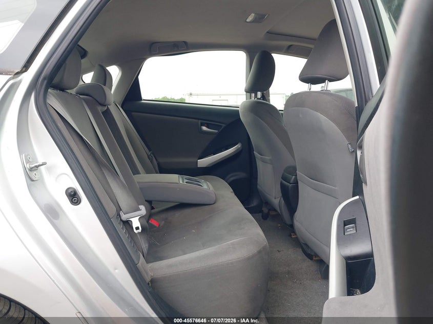 2013 Toyota Prius VIN JTDKN3DU2D5679383 IAAI salvage auction — NORMAL WEAR, Clear (Pennsylvania), sold $4,350 on 2026-07-10 (photo 8)