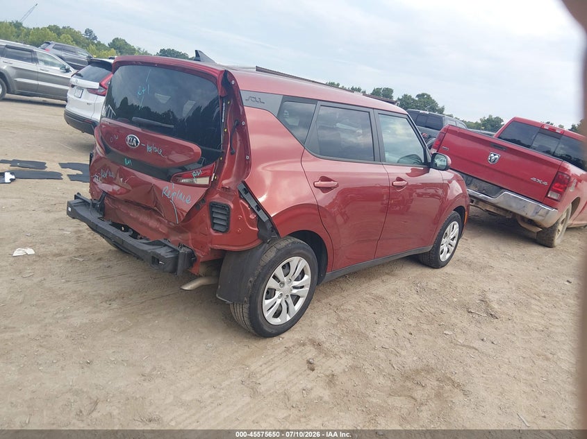 2021 Kia Soul VIN KNDJ23AU9M7744713 IAAI salvage auction — REAR END, Salvage (Tennessee), sold $1,050 on 2026-07-22 (photo 4)