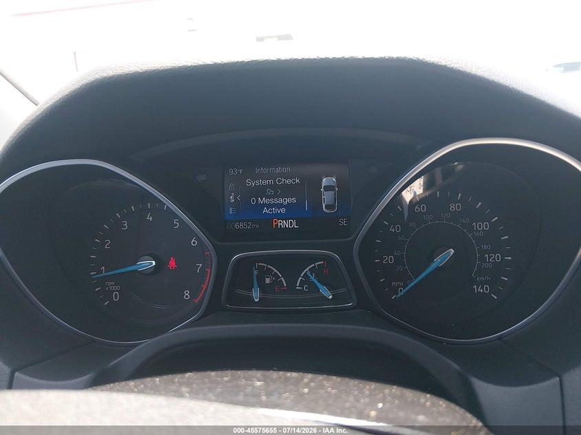 2017 Ford Focus VIN 1FADP3F27HL320326 IAAI salvage auction — NORMAL WEAR, Sf97 (Maryland), sold $8,950 on 2026-08-18 (photo 7)