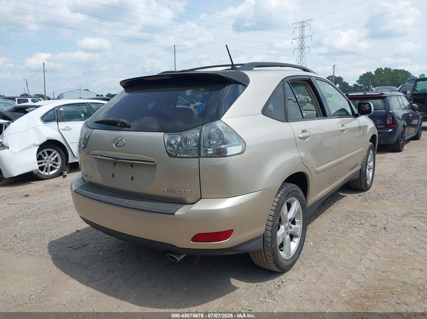 2004 Lexus Rx 330 VIN JTJGA31U040039642 IAAI salvage auction — NORMAL WEAR, Clear (Indiana), sold $725 on 2026-07-15 (photo 4)