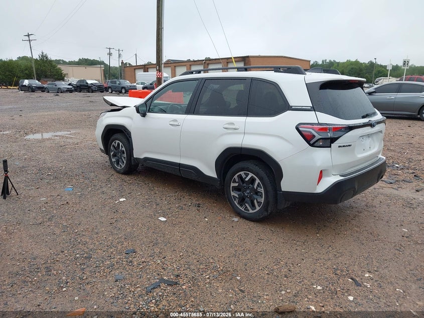 2025 Subaru Forester VIN JF2SLDDC8SH525311 IAAI salvage auction — FRONT END, Salvage (North Carolina), sold $25 on 2026-07-27 (photo 3)