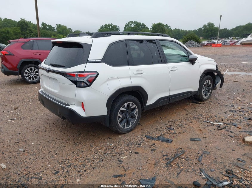2025 Subaru Forester VIN JF2SLDDC8SH525311 IAAI salvage auction — FRONT END, Salvage (North Carolina), sold $25 on 2026-07-27 (photo 4)