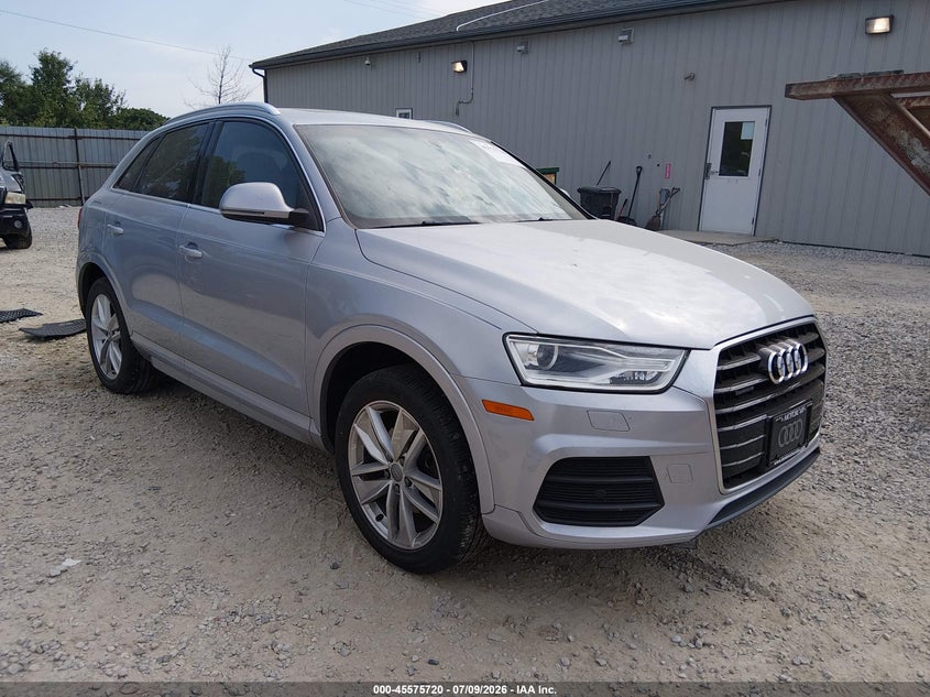 2016 Audi Q3 VIN WA1EFCFS4GR017818 IAAI salvage auction — FRONT END, Salvage (Ohio), sold $2,300 on 2026-08-02 (photo 1)