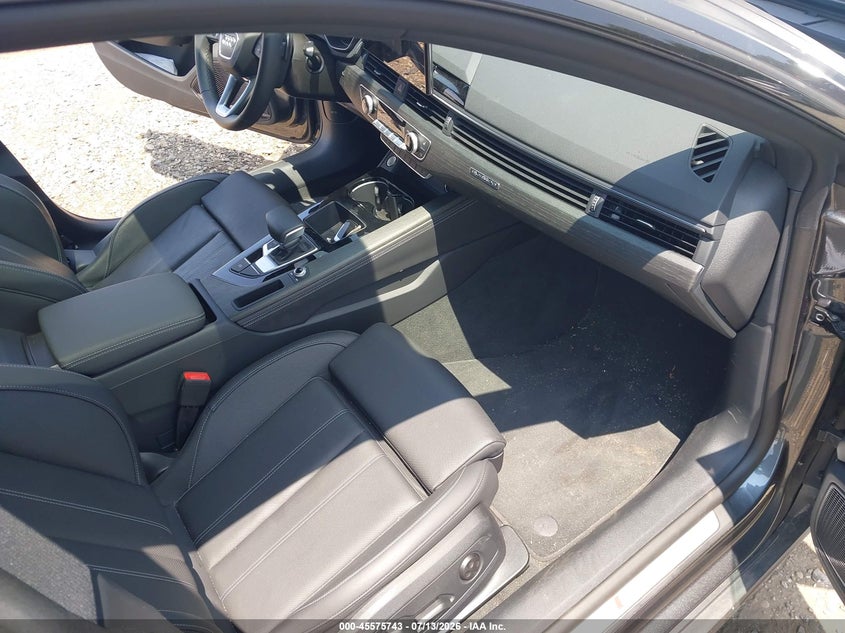 2025 Audi A5 VIN WAUFACF54SA019110 IAAI salvage auction — FRONT END, Wait Title, sold $27,225 on 2026-08-11 (photo 5)