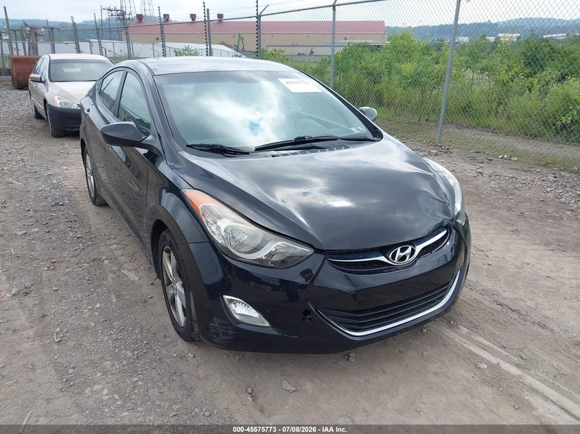 2012 Hyundai Elantra VIN KMHDH4AE3CU318120 IAAI salvage auction — NORMAL WEAR, Clear (Pennsylvania), sold $575 on 2026-07-28 (photo 1)