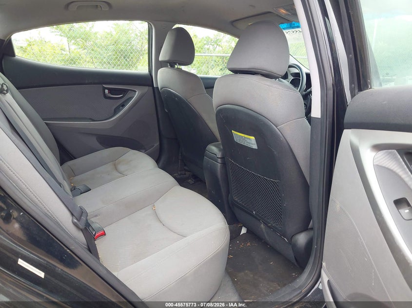 2012 Hyundai Elantra VIN KMHDH4AE3CU318120 IAAI salvage auction — NORMAL WEAR, Clear (Pennsylvania), sold $575 on 2026-07-28 (photo 8)