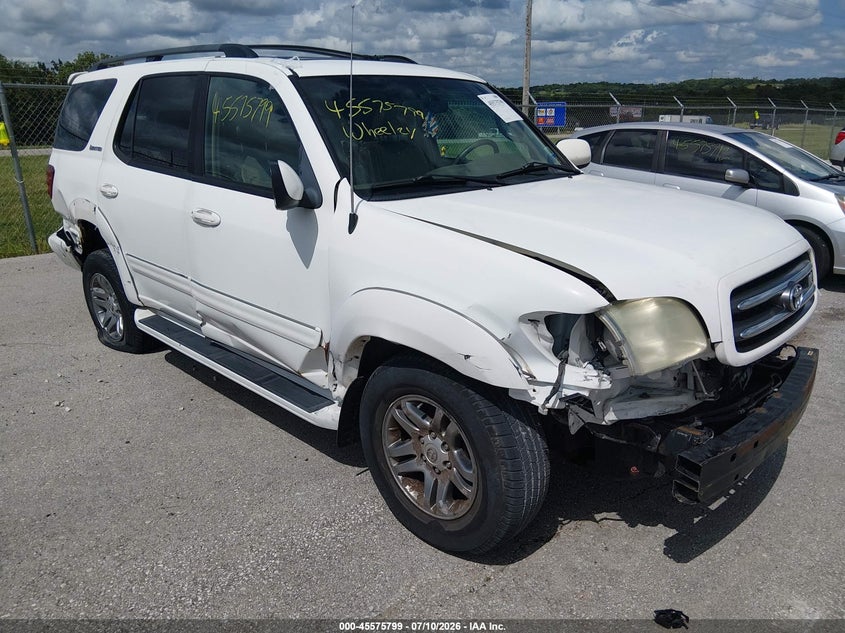 2004 Toyota Sequoia VIN 5TDBT48A44S217509 IAAI salvage auction — NORMAL WEAR, Clear (Missouri), sold $1,200 on 2026-07-16 (photo 1)