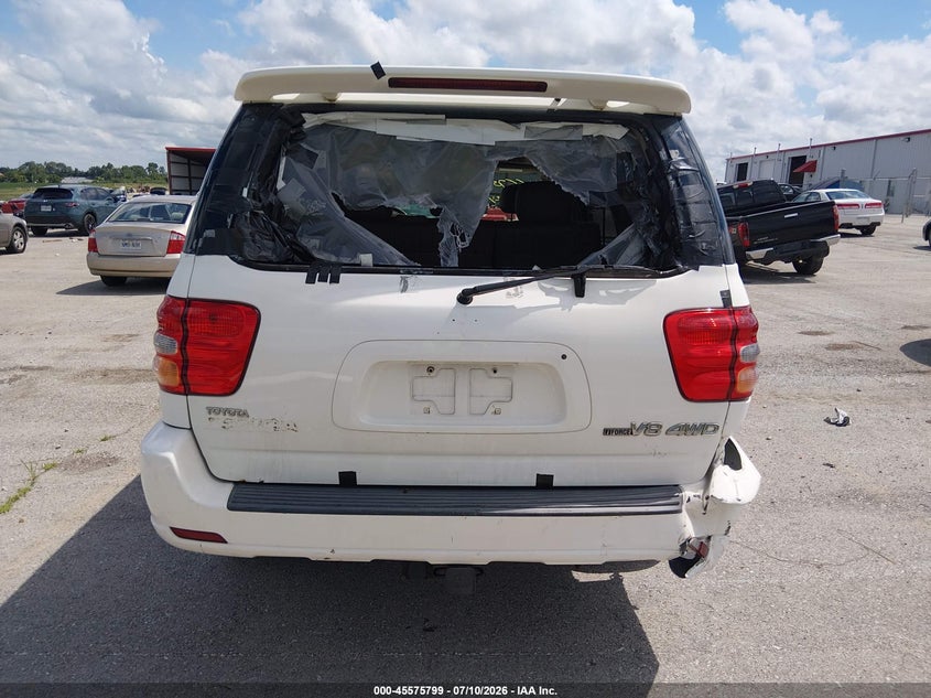 2004 Toyota Sequoia VIN 5TDBT48A44S217509 IAAI salvage auction — NORMAL WEAR, Clear (Missouri), sold $1,200 on 2026-07-16 (photo 6)