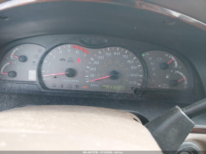 2004 Toyota Sequoia VIN 5TDBT48A44S217509 IAAI salvage auction — NORMAL WEAR, Clear (Missouri), sold $1,200 on 2026-07-16 (photo 7)