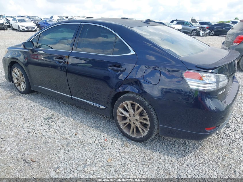 2010 Lexus Hs 250h VIN JTHBB1BA6A2004380 IAAI salvage auction — NORMAL WEAR, Clear (Tennessee), sold $600 on 2026-07-30 (photo 3)
