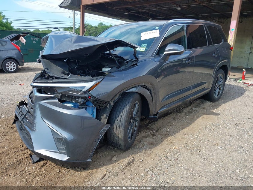 2025 Lexus Tx VIN 5TDAAAB68SS026757 IAAI salvage auction — FRONT END, Salvage Title, sold $14,900 on 2026-09-01 (photo 2)