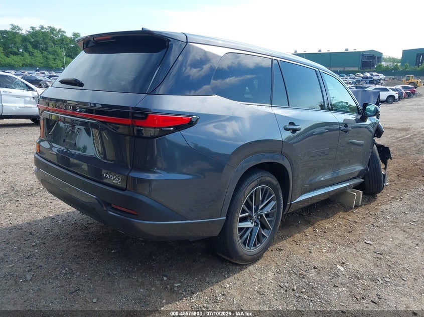 2025 Lexus Tx VIN 5TDAAAB68SS026757 IAAI salvage auction — FRONT END, Salvage Title, sold $14,900 on 2026-09-01 (photo 4)