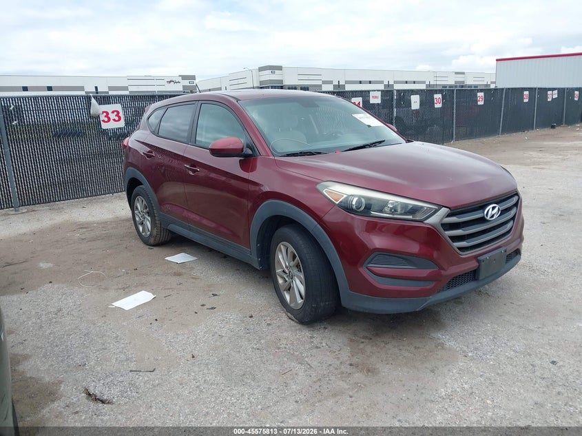 2016 Hyundai Tucson VIN KM8J23A47GU196549 IAAI salvage auction — NORMAL WEAR, Original (Texas), sold $25 on 2026-07-28 (photo 1)