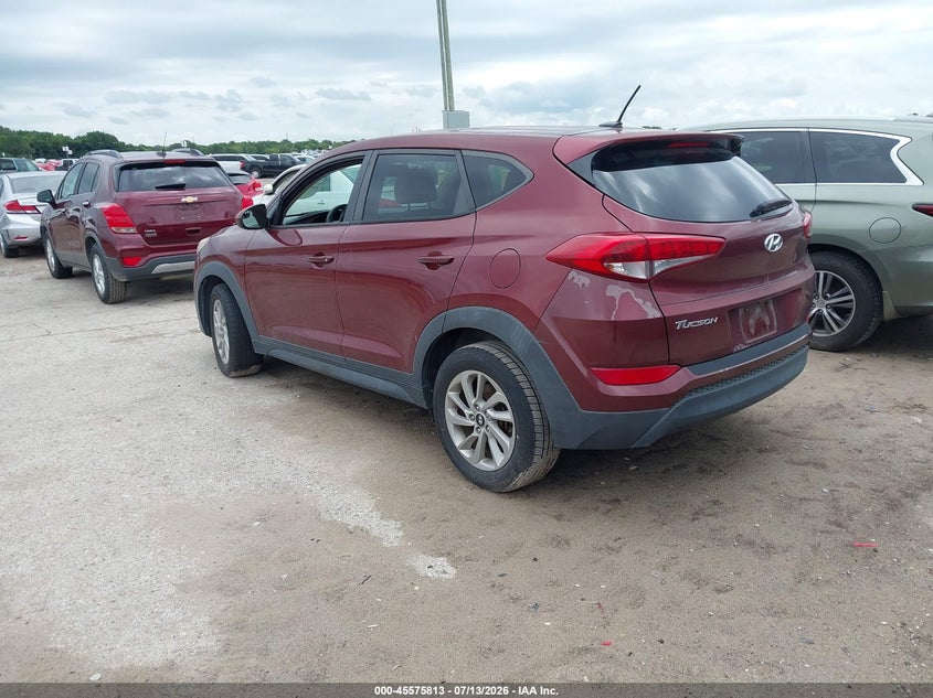 2016 Hyundai Tucson VIN KM8J23A47GU196549 IAAI salvage auction — NORMAL WEAR, Original (Texas), sold $25 on 2026-07-28 (photo 3)