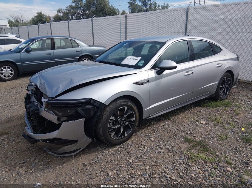 2025 Hyundai Sonata VIN KMHL64JA9SA456789 IAAI salvage auction — FRONT END, Salvage Title, sold $7,900 on 2026-07-09 (photo 2)