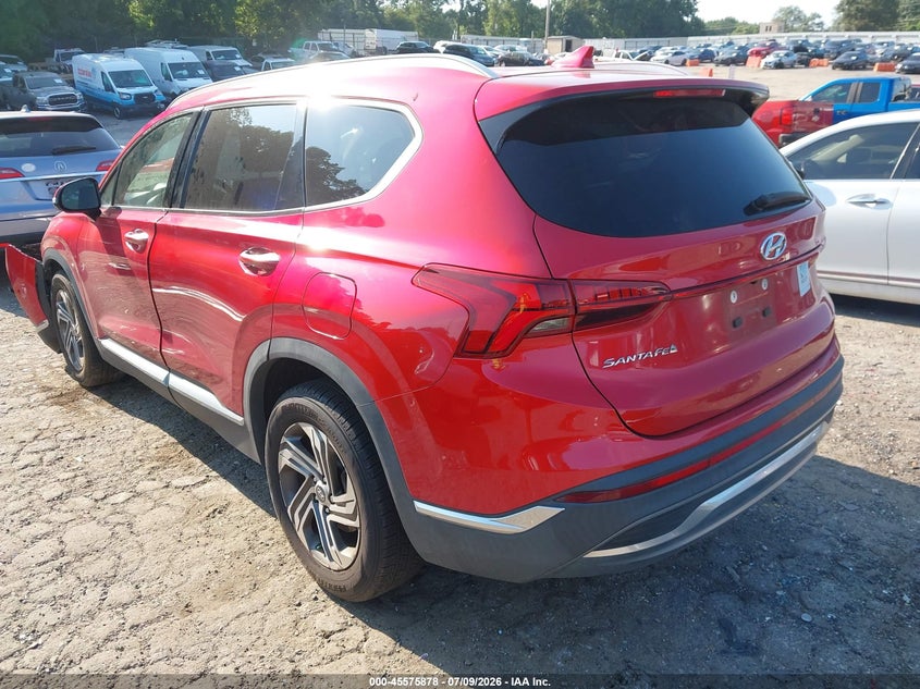 2021 Hyundai Santa fe VIN 5NMS64AJ4MH301303 IAAI salvage auction — FRONT END, Salvage (Georgia), sold $6,725 on 2026-08-23 (photo 3)