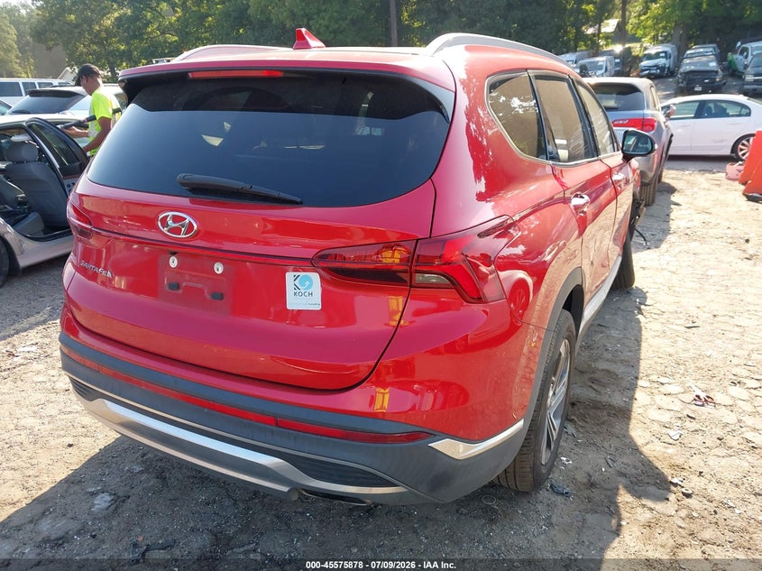 2021 Hyundai Santa fe VIN 5NMS64AJ4MH301303 IAAI salvage auction — FRONT END, Salvage (Georgia), sold $6,725 on 2026-08-23 (photo 4)