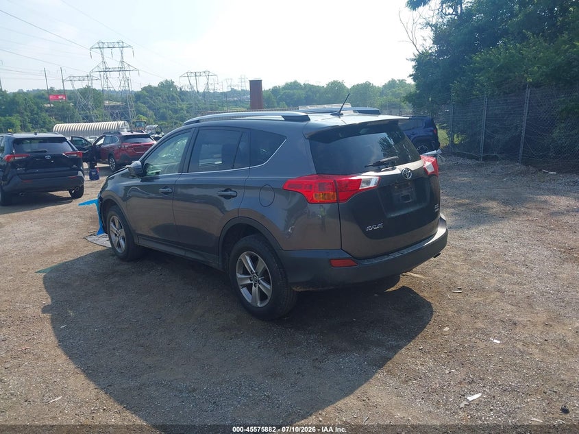 2015 Toyota Rav 4 VIN JTMRFREV2FJ027539 IAAI salvage auction — FRONT END, Salvage (Pennsylvania), sold $2,850 on 2026-07-24 (photo 3)