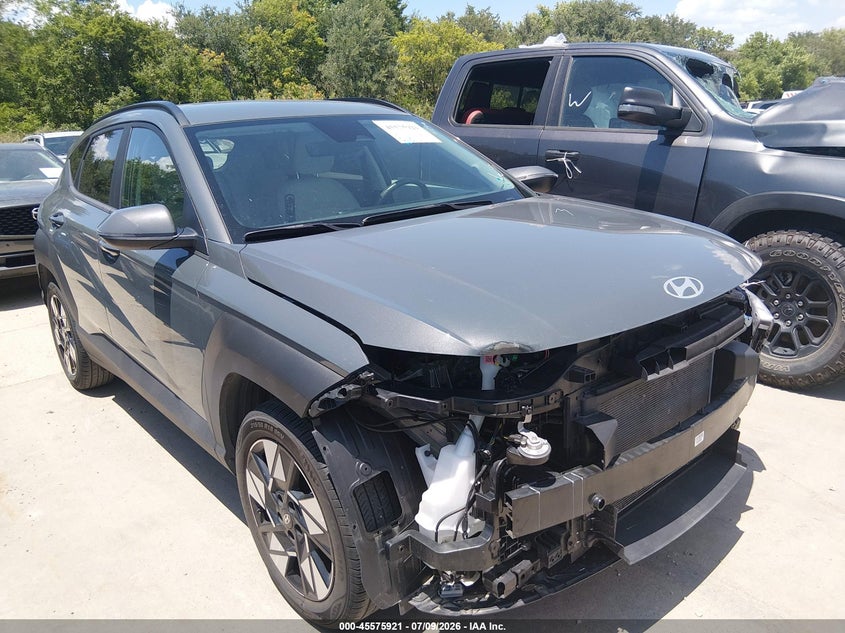 2025 Hyundai Kona VIN KM8HB3AB7SU323712 IAAI salvage auction — FRONT END, Enterprise Vehicles Clear Only (Florida), sold $11,200 on 2026-07-20 (photo 1)