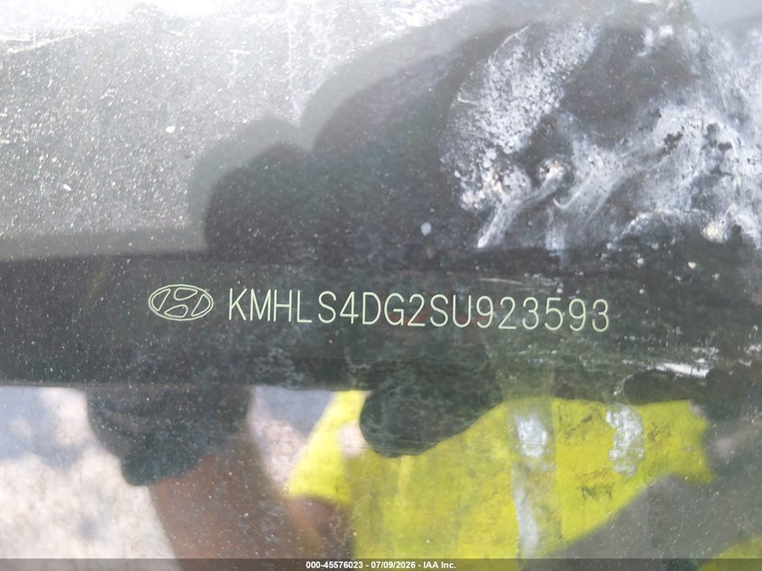 2025 Hyundai Elantra VIN KMHLS4DG2SU923593 IAAI salvage auction — REAR END, Enterprise Vehicles Clear Only (Texas), sold $13,500 on 2026-07-13 (photo 9)
