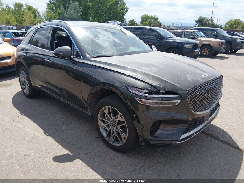 2025 Genesis Gv70 VIN KMUMADTB1SU199426 IAAI salvage auction — NORMAL WEAR, Enterprise Vehicles Clear Only (Texas), sold $25 on 2026-07-21 (photo 1)