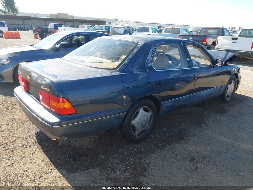 1998 Lexus Ls 400 VIN JT8BH28F3W0099619 IAAI salvage auction — NORMAL WEAR, Salvage (California), sold $300 on 2026-07-29 (photo 4)