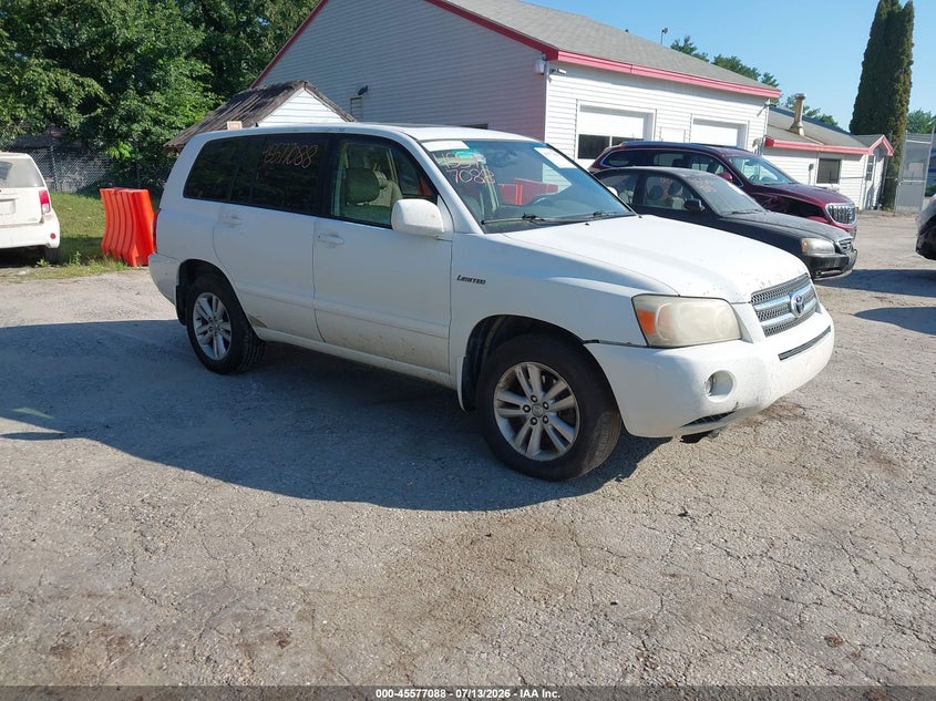 2006 Toyota Highlander hybrid VIN JTEEW21A660007787 IAAI salvage auction — NORMAL WEAR, Enterprise Vehicles Clear Only (Pennsylvania), sold $275 on 2026-07-27 (photo 1)