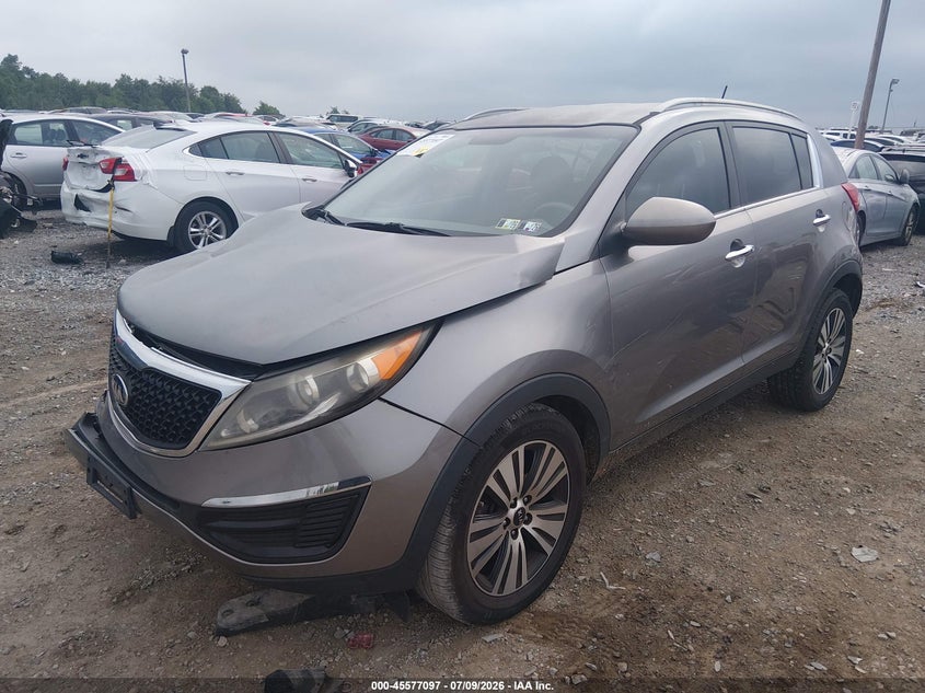 2016 Kia Sportage VIN KNDPC3AC9G7850260 IAAI salvage auction — RIGHT FRONT, Salvage (Pennsylvania), sold $1,600 on 2026-07-29 (photo 2)