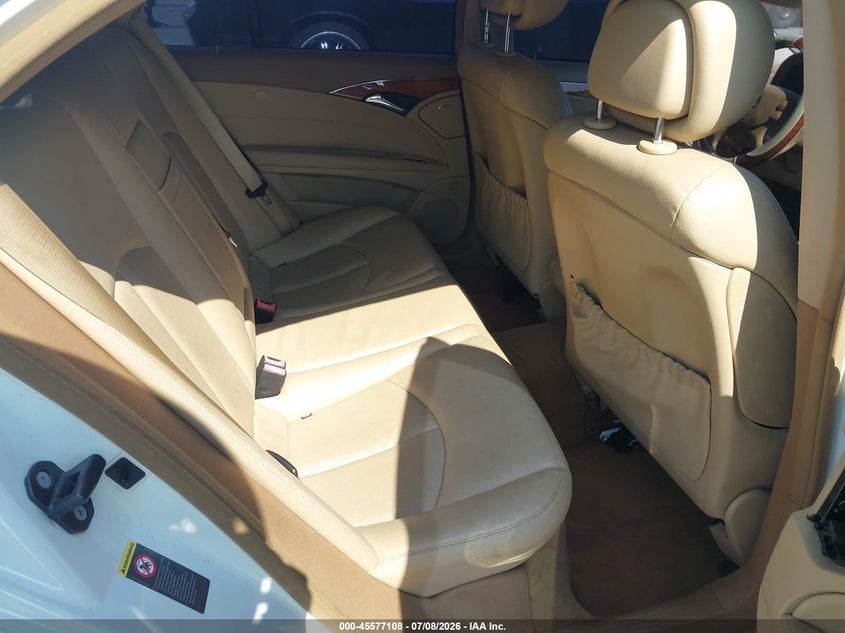 2008 Mercedes-benz E-class VIN WDBUF56XX8B306364 IAAI salvage auction — NORMAL WEAR, Repossession Paperwork (Georgia), sold $875 on 2026-08-19 (photo 8)