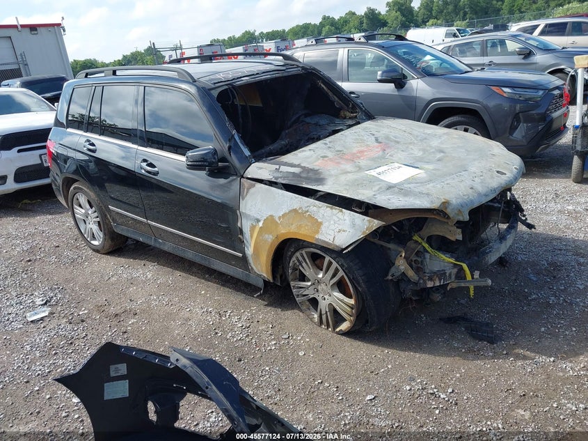 2015 Mercedes-benz Glk-klasse VIN WDCGG5HBXFG430528 IAAI salvage auction — EXTERIOR BURN, Salvage (Idaho), sold $375 on 2026-08-10 (photo 1)