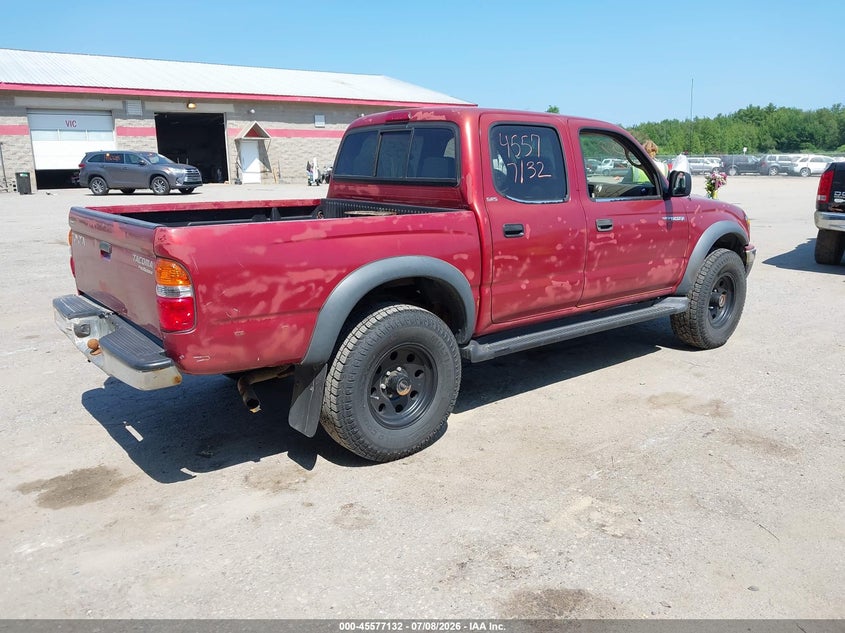 2001 Toyota Tacoma VIN 5TEGM92N81Z750344 IAAI salvage auction — NORMAL WEAR, Original (Maine), sold $2,350 on 2026-07-27 (photo 4)