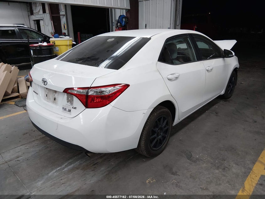 2014 Toyota Corolla VIN 5YFBURHE8EP076127 IAAI salvage auction — FRONT END, Salvage (Arizona), sold $200 on 2026-07-28 (photo 4)