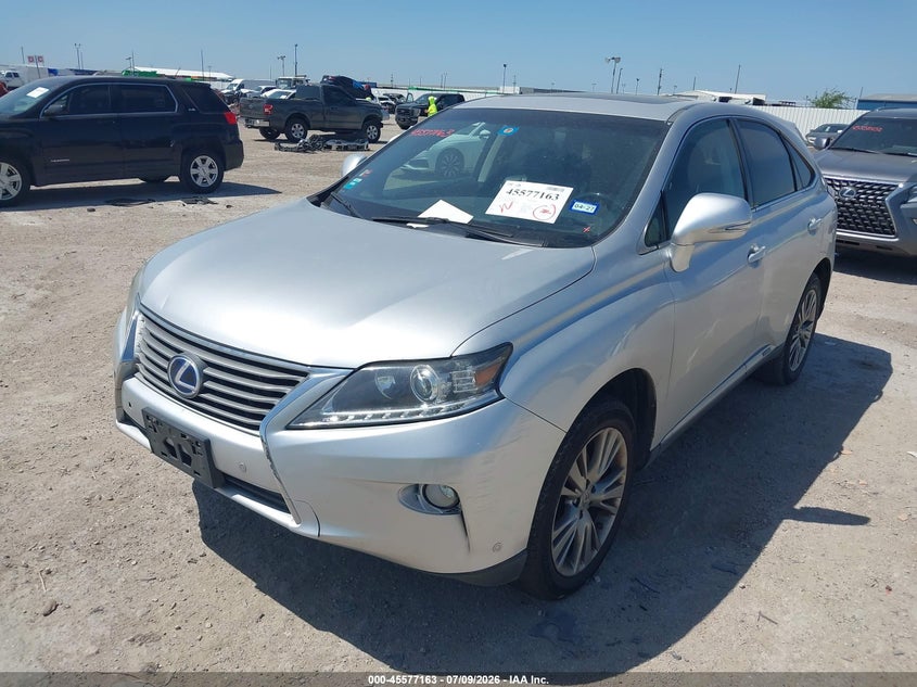 2013 Lexus Rx 450h VIN JTJZB1BA6D2412850 IAAI salvage auction — NORMAL WEAR, Original (Texas), sold $2,800 on 2026-07-15 (photo 2)