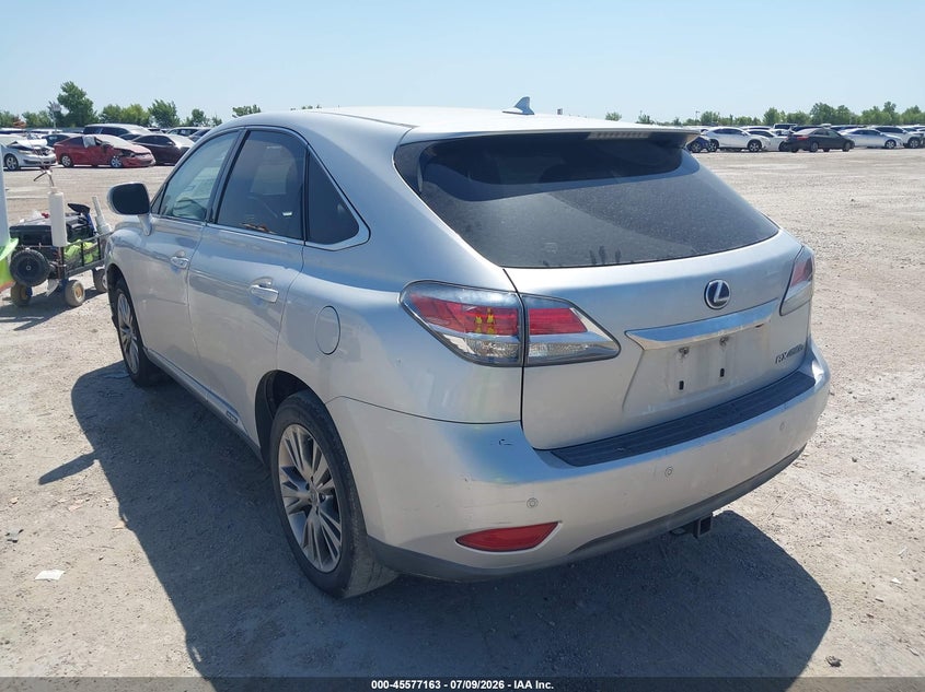 2013 Lexus Rx 450h VIN JTJZB1BA6D2412850 IAAI salvage auction — NORMAL WEAR, Original (Texas), sold $2,800 on 2026-07-15 (photo 3)