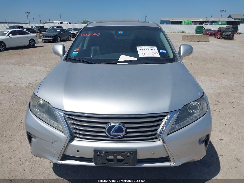 2013 Lexus Rx 450h VIN JTJZB1BA6D2412850 IAAI salvage auction — NORMAL WEAR, Original (Texas), sold $2,800 on 2026-07-15 (photo 6)