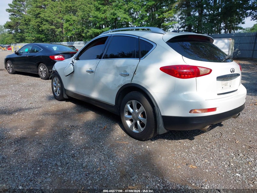 2008 Infiniti Ex35 VIN JNKAJ09F38M356308 IAAI salvage auction — FRONT END, Clear (New Jersey), sold $350 on 2026-07-22 (photo 3)