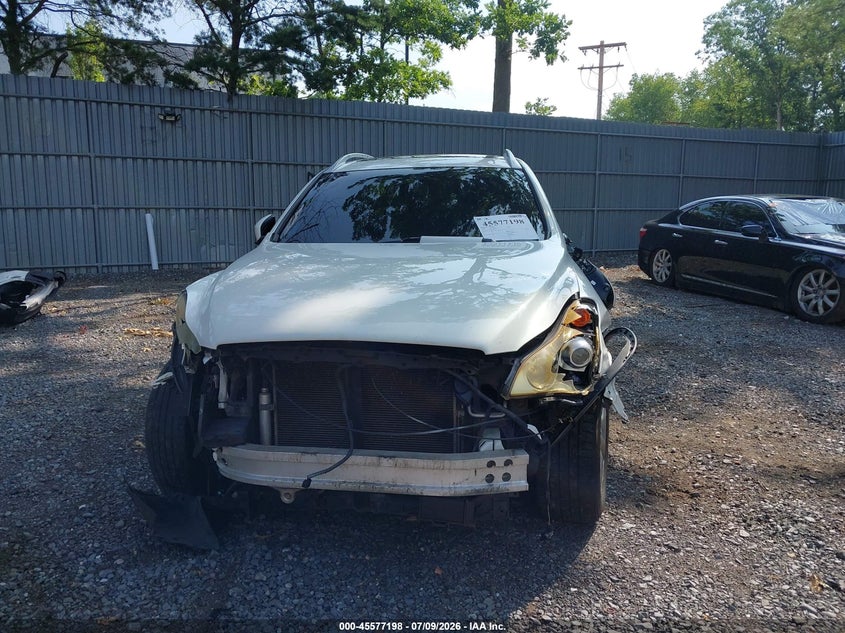 2008 Infiniti Ex35 VIN JNKAJ09F38M356308 IAAI salvage auction — FRONT END, Clear (New Jersey), sold $350 on 2026-07-22 (photo 6)
