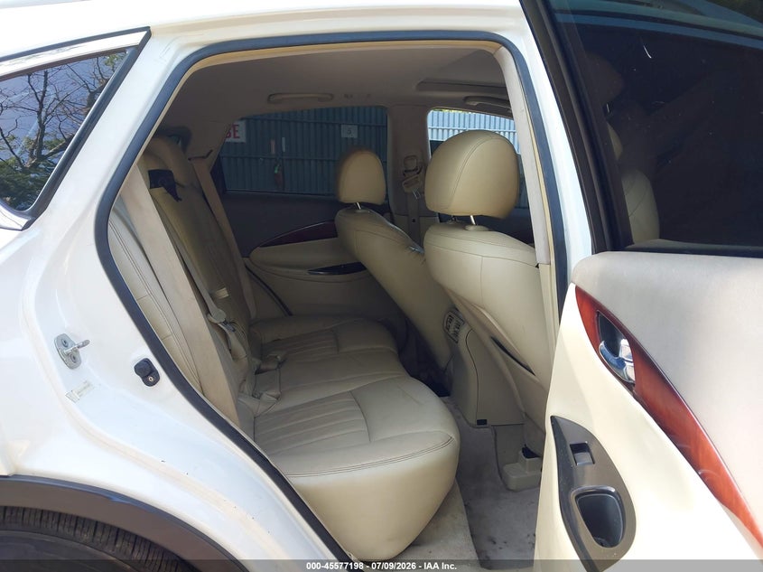 2008 Infiniti Ex35 VIN JNKAJ09F38M356308 IAAI salvage auction — FRONT END, Clear (New Jersey), sold $350 on 2026-07-22 (photo 8)