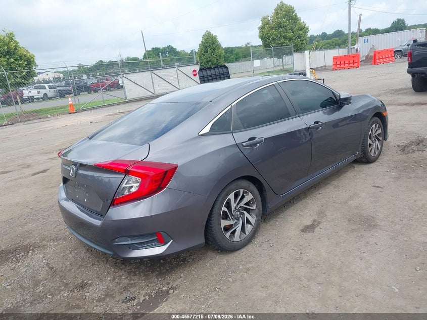 2016 Honda Civic VIN 19XFC2F76GE211805 IAAI salvage auction — REAR END, Salvage (Virginia), sold $25 on 2026-08-26 (photo 4)