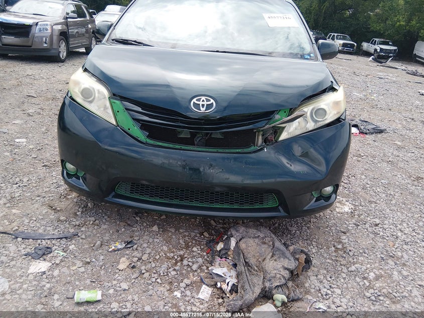 2011 Toyota Sienna VIN 5TDDK3DCXBS007331 IAAI salvage auction — FRONT END, Salvage (Tennessee), sold $1,050 on 2026-07-31 (photo 6)