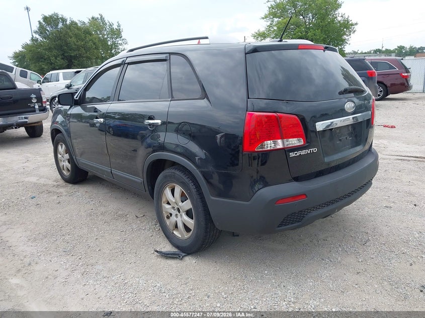 2013 Kia Sorento VIN 5XYKT3A61DG407054 IAAI salvage auction — NORMAL WEAR, Clear (Illinois), sold $425 on 2026-07-28 (photo 3)