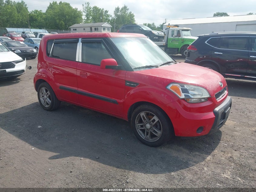 2010 Kia Soul VIN KNDJT2A21A7039230 IAAI salvage auction — NORMAL WEAR, Clear (Pennsylvania), sold $25 on 2026-07-14 (photo 1)