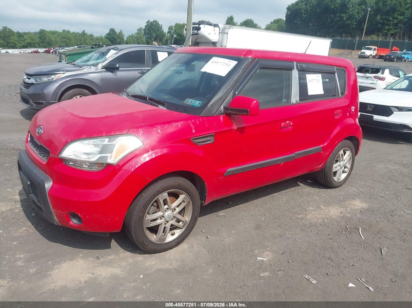 2010 Kia Soul VIN KNDJT2A21A7039230 IAAI salvage auction — NORMAL WEAR, Clear (Pennsylvania), sold $25 on 2026-07-14 (photo 2)