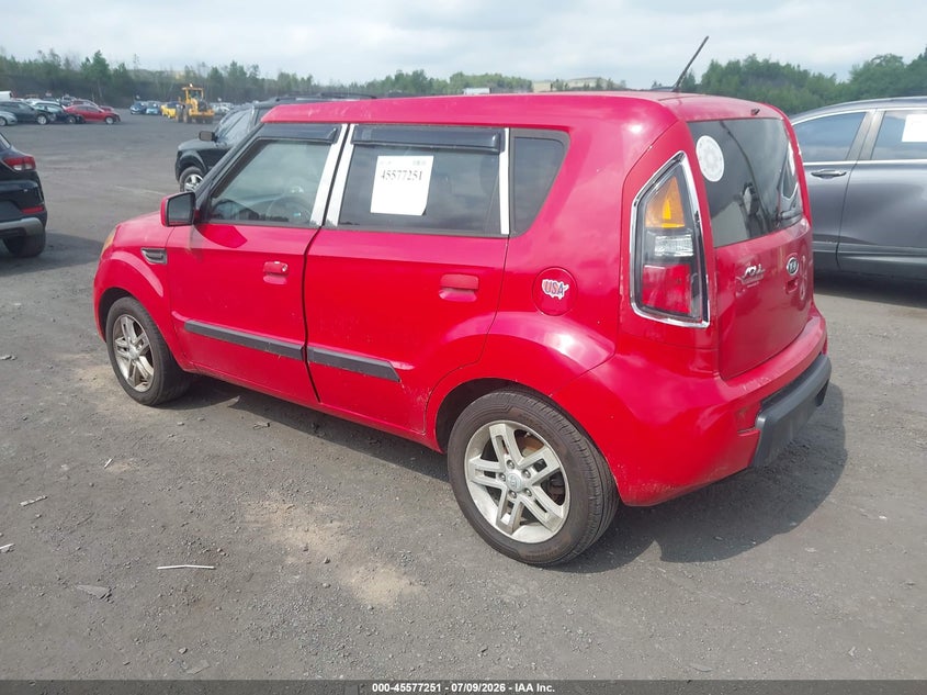 2010 Kia Soul VIN KNDJT2A21A7039230 IAAI salvage auction — NORMAL WEAR, Clear (Pennsylvania), sold $25 on 2026-07-14 (photo 3)