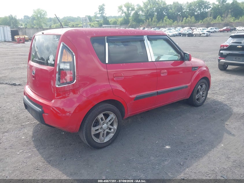 2010 Kia Soul VIN KNDJT2A21A7039230 IAAI salvage auction — NORMAL WEAR, Clear (Pennsylvania), sold $25 on 2026-07-14 (photo 4)
