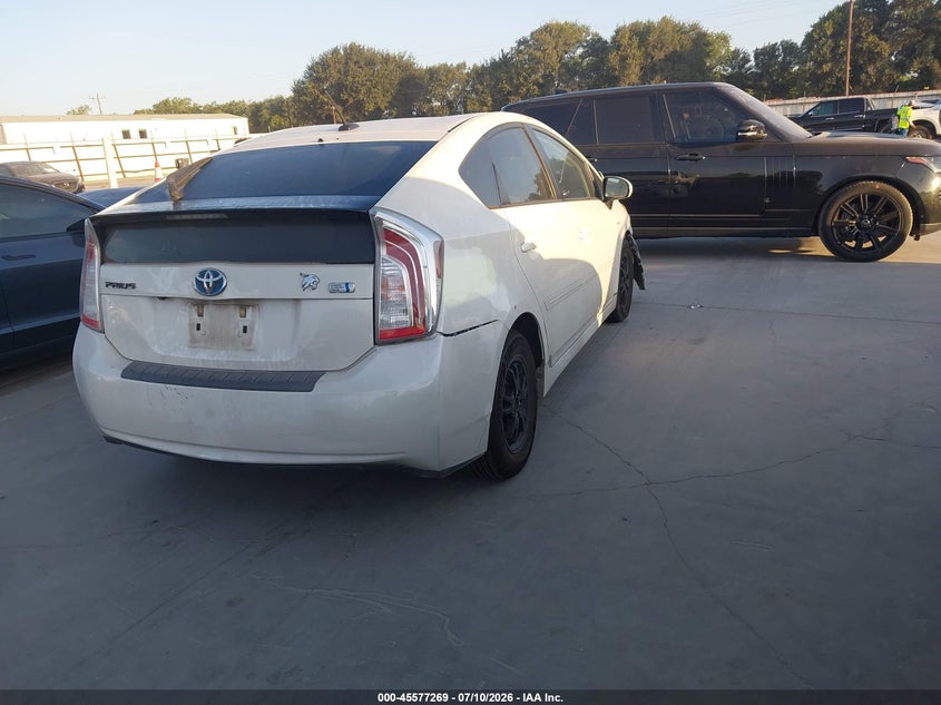 2012 Toyota Prius VIN JTDKN3DU8C5382567 IAAI salvage auction — NORMAL WEAR, Original (Texas), sold $25 on 2026-07-21 (photo 4)