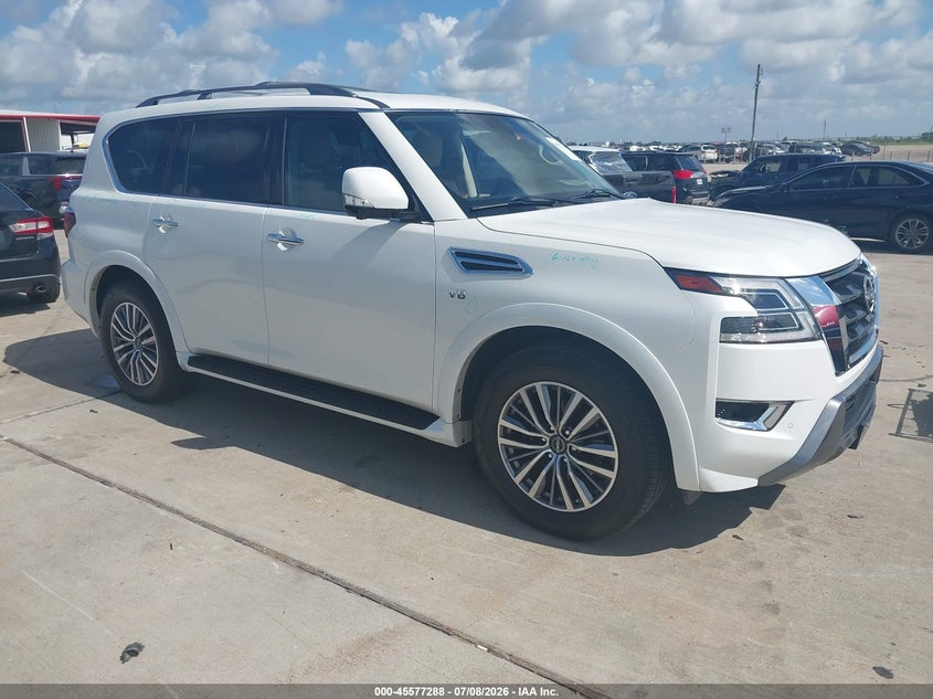2022 Nissan Armada VIN JN8AY2BA4N9392325 — IAAI salvage auction photo